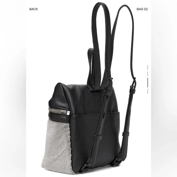 Kara Small Crystal Mesh Backpack Backpacks display picture 2